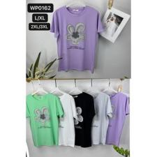 EMT Póló pamut női póló mintás – L/XL női póló