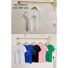  EMT Póló pamut női póló mintás – S/M női póló