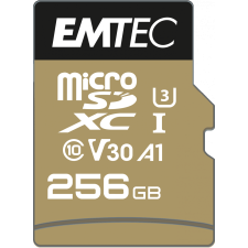 Emtec 256GB A2 SpeedIN Pro microSDXC UHS-I CL10 Memóriakártya + Adapter memóriakártya