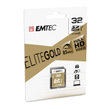 Emtec 32GB SDHC Emtec Elite Gold UHS-I U1 (ECMSD32GHC10GP) (ECMSD32GHC10GP) - Memóriakártya memóriakártya