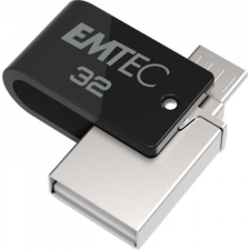 Emtec 32GB T260B Mobile&Go USB 2.0 USB-A/microUSB Pendrive - Fekete/Szürke pendrive
