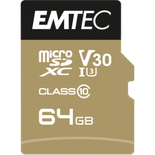 Emtec 64GB SpeedIN Pro microSDXC UHS-I CL10 Memóriakártya + Adapter memóriakártya