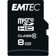 Emtec 8GB Classic microSDHC UHS-I CL10 Memóriakártya + Adapter (ECMSDM8GHC10CG) memóriakártya