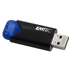 Emtec B110 Click Easy Pendrive, 32Gb, USB 3.2, fekete-kék (Ecmmd32Gb113) pendrive