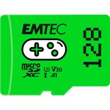 Emtec Memóriakártya, microSD, 128GB, UHS-I/U3/V30/A1, EMTEC "Gaming" memóriakártya