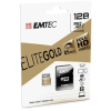 Emtec Memóriakártya, microSDXC, 128GB, UHS-I/U1, 85/20 MB/s, adapter, EMTEC 