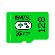 Emtec MicroSD Card 128GB SDXC CL.10 UHS1 U3 V30 A1 Gaming (ECMSDM128GXCU3G) memóriakártya