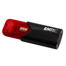 Emtec Pen Drive 256GB Emtec B110 Click Easy 3.2 USB 3.2 fekete-piros (ECMMD256GB113) (ECMMD256GB113) - Pendrive pendrive