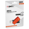 Emtec Pendrive, 128GB, USB 2.0, EMTEC  C350 Brick , narancssárga