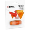 Emtec Pendrive, 128GB, USB 2.0, EMTEC  C410 Color , narancssárga