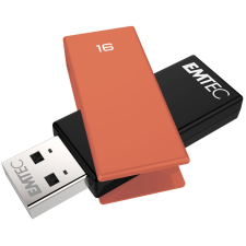 Emtec Pendrive, 16GB, USB 2.0, EMTEC "C350 Brick", piros pendrive