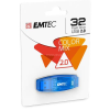 Emtec Pendrive, 32GB, USB 2.0, EMTEC "C410 Color", kék