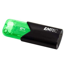 Emtec &quot;B110 Click Easy&quot; 64GB USB 3.2 fekete-zöld Pendrive pendrive