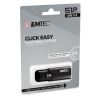 Emtec USB-Stick 512GB B110  USB 3.2 Click Easy Black (ECMMD512GB113)