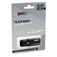 Emtec USB-Stick 512GB B110  USB 3.2 Click Easy Black (ECMMD512GB113) pendrive