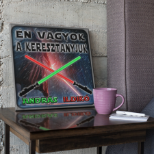 Én vagyok a keresztanyjuk - Star Wars Vászonkép (Személyre szabható) grafika, keretezett kép