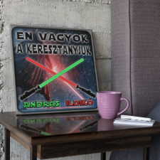  Én vagyok a keresztanyjuk - Star Wars Vászonkép (Személyre szabható) grafika, keretezett kép