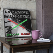Én vagyok a keresztanyjuk - Star Wars Vászonkép (Személyre szabható) grafika, keretezett kép