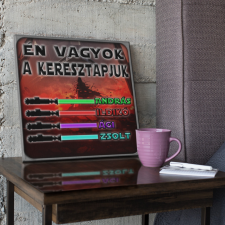Én vagyok a keresztapjuk - Star Wars Vászonkép (Személyre szabható) grafika, keretezett kép