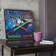  Én vagyok a nagymamájuk - Star Wars Vászonkép (Személyre szabható) grafika, keretezett kép