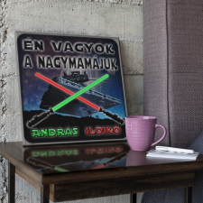  Én vagyok a nagymamájuk - Star Wars Vászonkép (Személyre szabható) grafika, keretezett kép