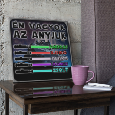 Én vagyok az anyjuk - Star Wars Vászonkép (Személyre szabható) grafika, keretezett kép