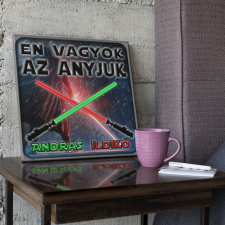  Én vagyok az anyjuk - Star Wars Vászonkép (Személyre szabható) grafika, keretezett kép