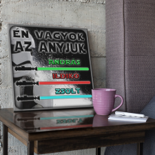 Én vagyok az anyjuk - Star Wars Vászonkép (Személyre szabható) grafika, keretezett kép