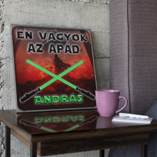 Én vagyok az apád - Star Wars Vászonkép (Személyre szabható) grafika, keretezett kép
