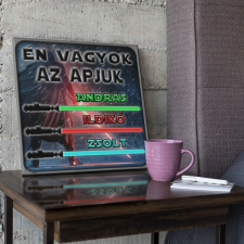 Én vagyok az apjuk - Star Wars Vászonkép (Személyre szabható) grafika, keretezett kép