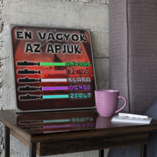Én vagyok az apjuk - Star Wars Vászonkép (Személyre szabható) grafika, keretezett kép
