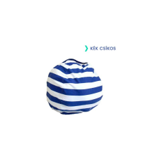 EnbShop Plüss tároló babzsák (kék csíkos) bútor