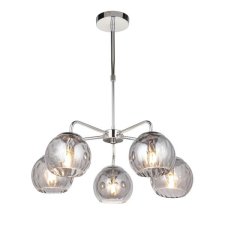Endon Lighting Endon glamour csillár dimple króm füstös tükörüveg end97972 világítás
