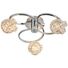 Endon Lighting Endon glamour modern mennyezeti lámpa talia króm átlátszó end76285 világítás