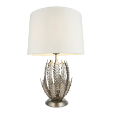 Endon Lighting Endon klasszikus asztali lámpa delphine ivory ezüst end98046 világítás