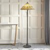 Endon Lighting Endon klasszikus tiffany állólámpa jamelia sötétbarna sokszínű end64192