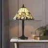 Endon Lighting Endon klasszikus tiffany asztali lámpa jamelia sötétbarna sokszínű end64195
