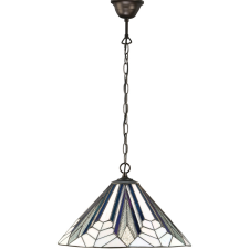 Endon Lighting Endon klasszikus tiffany függeszték astoria sötétbarna sokszínű end63937 világítás