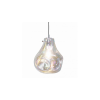 Endon Lighting ENDON Lava Lava 1lt Pendant Iridescent glass & chrome plate 40W E27 GLS - ED-75664