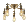 Endon Lighting Endon loft mennyezeti lámpa hal antik sárgaréz end97244