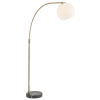 Endon Lighting Endon modern állólámpa otto antik sárgaréz üveggolyó opál end91744