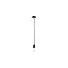 Endon Lighting ENDON Studio Studio 1lt Pendant Matt black 40W E27 GLS - ED-80637