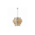 Endon Lighting ENDON Viviana Viviana 15lt Pendant Chrome plate & champagne crystal 15 x 40W E14 candle - ED-72746