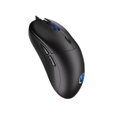 Endorfy GEM Plus vezetékes optikai egér, max 19000 DPI, ARGB, fekete (EY6A005) egér