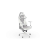 Endorfy Scrim Onyx White PC Szürke, Fehér gamer szék
