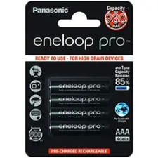  Eneloop PRO R2U - tölthető AAA ceruza elem, 930 mAh (4 db) tölthető elem