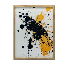 Energia w Plamach, 70x100 cm, bez ramy, płótno premium na blejtramie grafika, keretezett kép