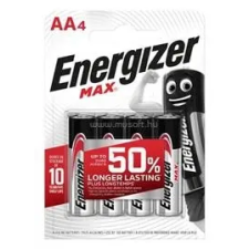 ENERGIZER Elem, AA ceruza, 4 db, "Max" (ENERGIZER_E300112503) ceruzaelem
