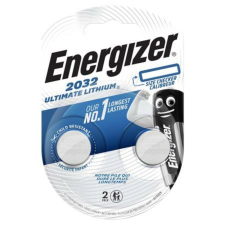 ENERGIZER Gombelem, lítium, CR2032, 2 db, ENERGIZER Ultimate (EECR2032L) gombelem