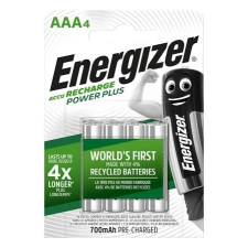 ENERGIZER Tölthető elem, AAA mikro, 4x700 mAh, ENERGIZER "Power Plus" tölthető elem